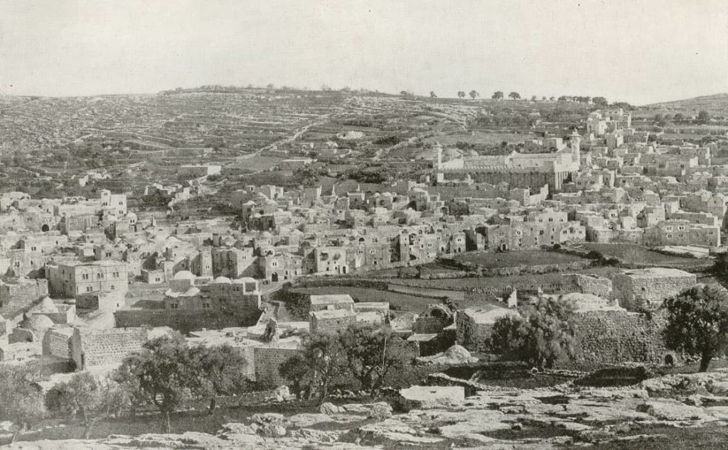 La ville d'Hebron en 1910