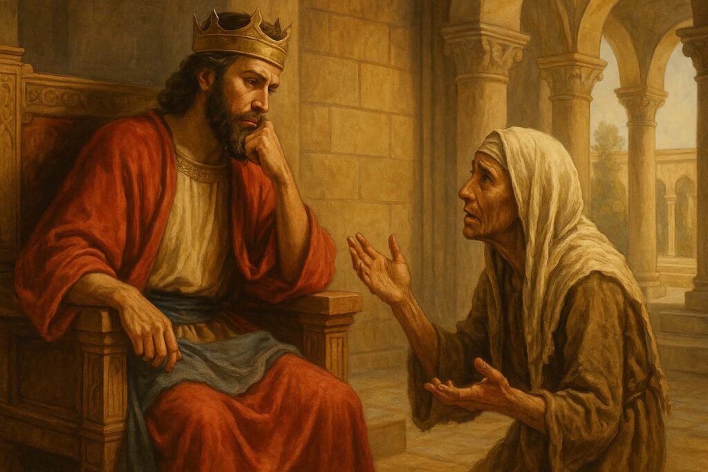 2 Samuel 14 joab manipulation femme rusee david