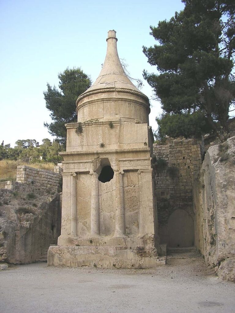 Le monument d'Absalom à Jérusalem