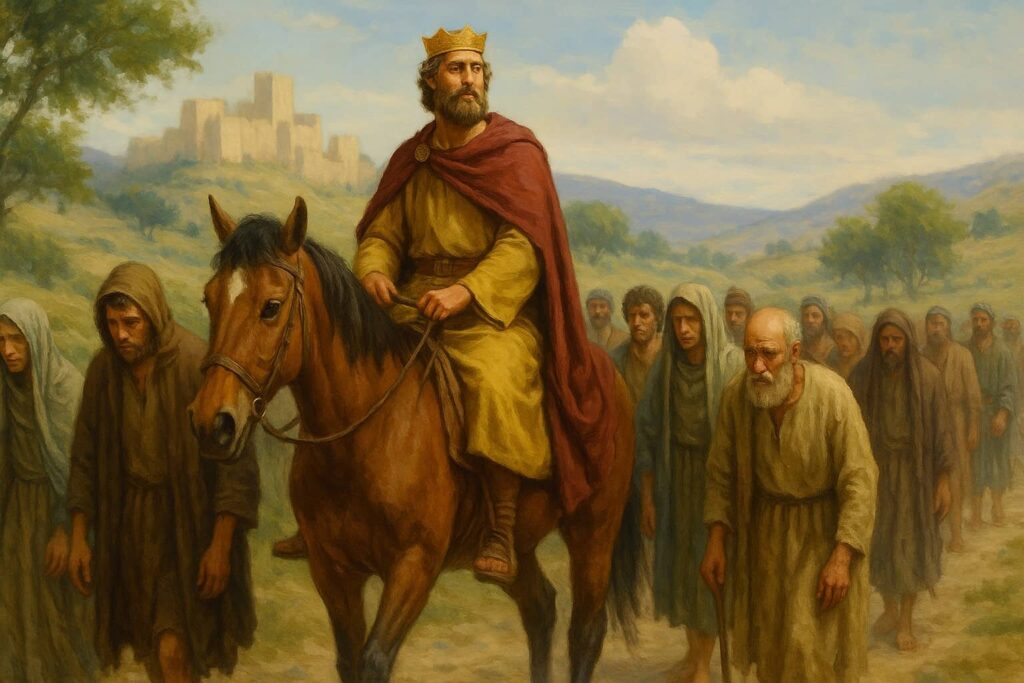 bible 2 Samuel 16 fuite David devant absalom