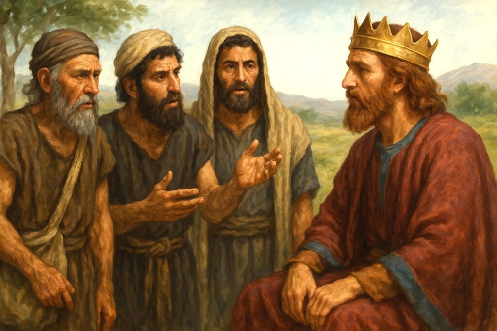 roi David vengeance gabaonites famine saul bible 2 samuel 21