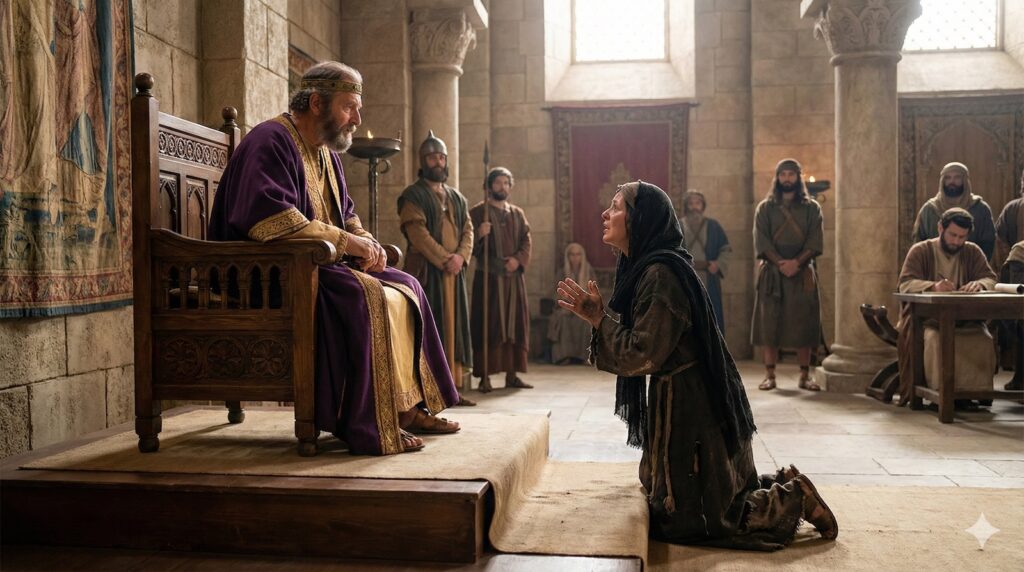 2 Samuel 14 joab manipulation femme rusee david