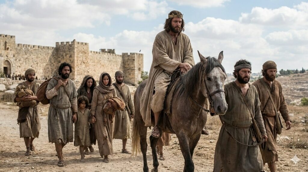 bible 2 Samuel 16 fuite David devant absalom