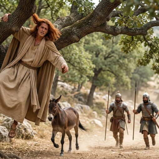 bible 2 samuel 18 mort absalom cheveux arbres