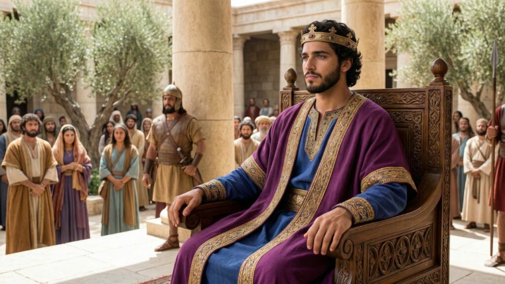 1 rois 1 bible salomon roi israel