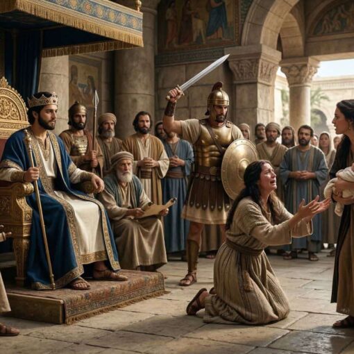 jugement roi salomon prostitues bebe 1 rois 3 bible