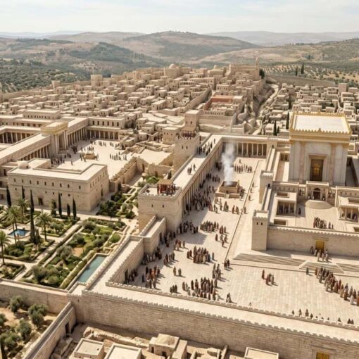 bible 1 rois 7 palais salomon temple-jerusalem