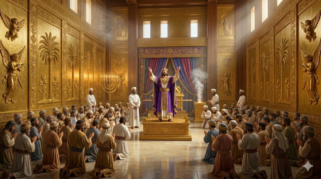 dedicace temple jerusalem salomon bible 1 rois 8