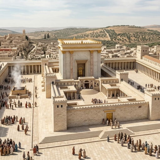 salomon temple-jerusalem celeste 1 rois 6 bible