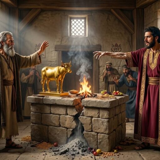 1 rois 13 punition roi jeroboam peche idolatrie bible