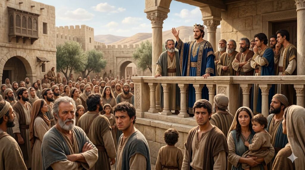 roboam jeroboam division royaume israel bible