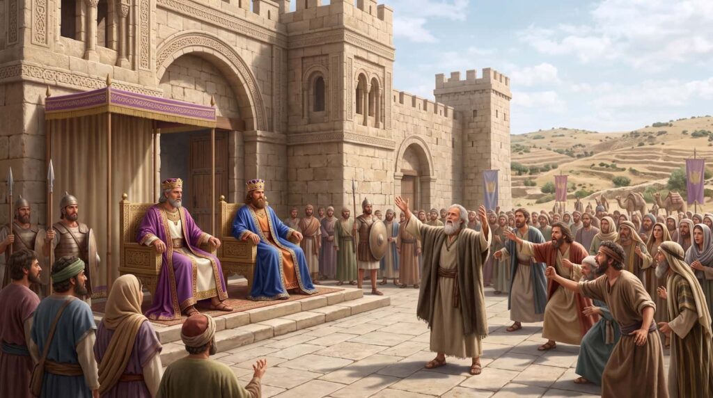 1 rois 22 roi achab josaphat prophete michee bible