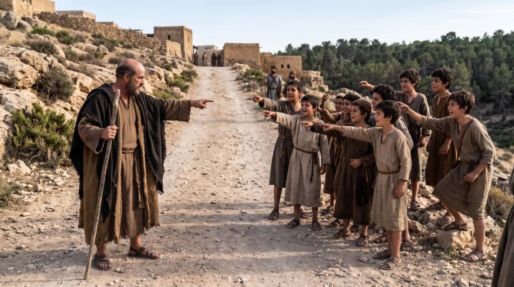2 rois 2 pourquoi elisee maudit enfants traite chauve bible