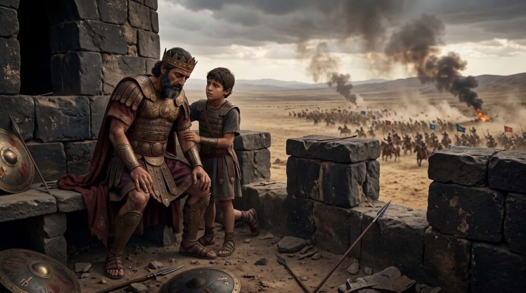 2 rois 3 sacrifice enfants dans bible Jésus Christ